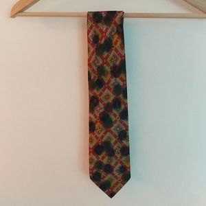 EUC Brioni Ink Blot Tie